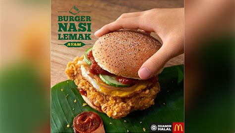 Mcdonald malaysia is finally launching a local version of nasi lemak burger on 26th april 2018. McDonald's Malaysia to embrace the Nasi Lemak Burger ...