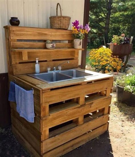 Outdoor Sinks Convenient And Cheap Backyard Ideas