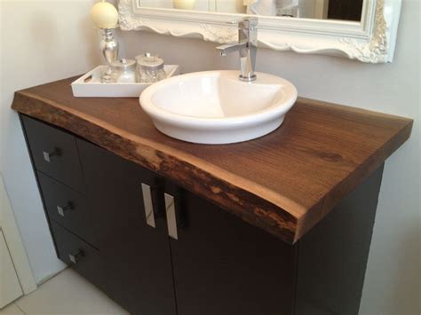 A huge selection of bathroom vanities; Bathroom Amazing Round White Vessel Sink With Wood Rustic ...