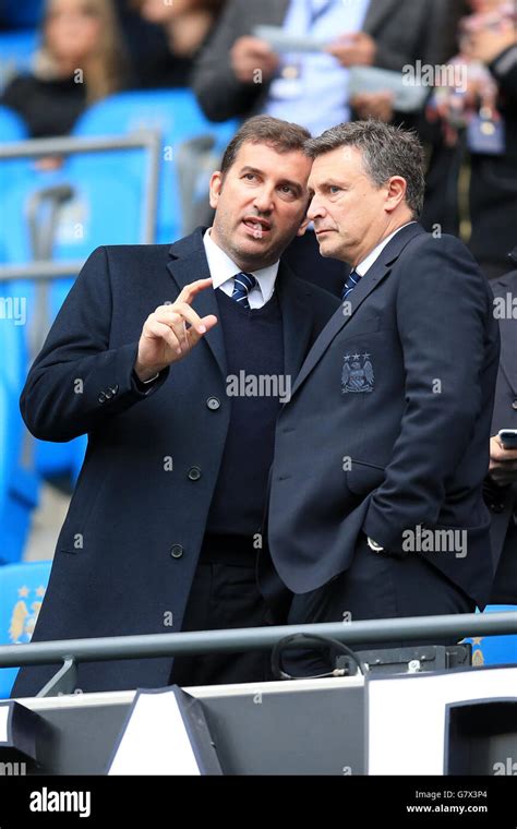 Manchester City Chief Executive Ferran Soriano Left In The Stands