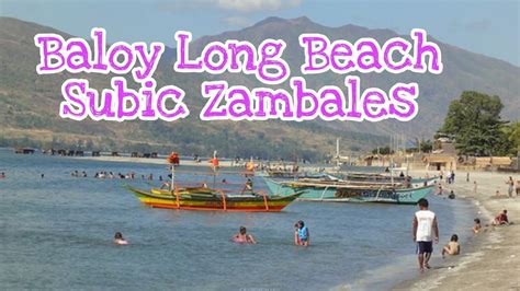baloy long beach wild orchid beach resort subic zambales youtube