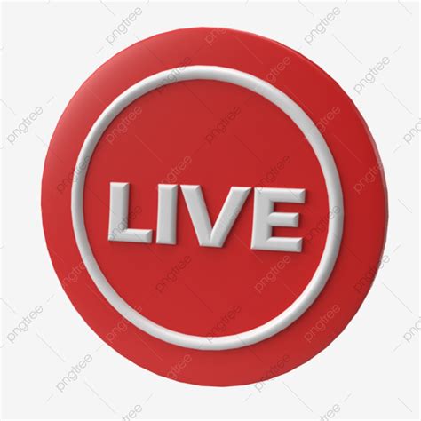 Red Circle 3d Vector Red Circle Live Icon 3d Element Live Icons