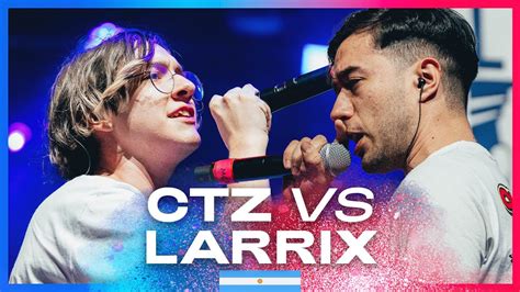 Ctz Vs Larrix Cuartos Red Bull Batalla Argentina Youtube