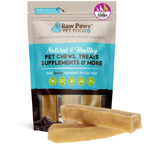 Raw Paws Large Yak Cheese Himalayan Dog Chews 3 Pack Packed In Usa