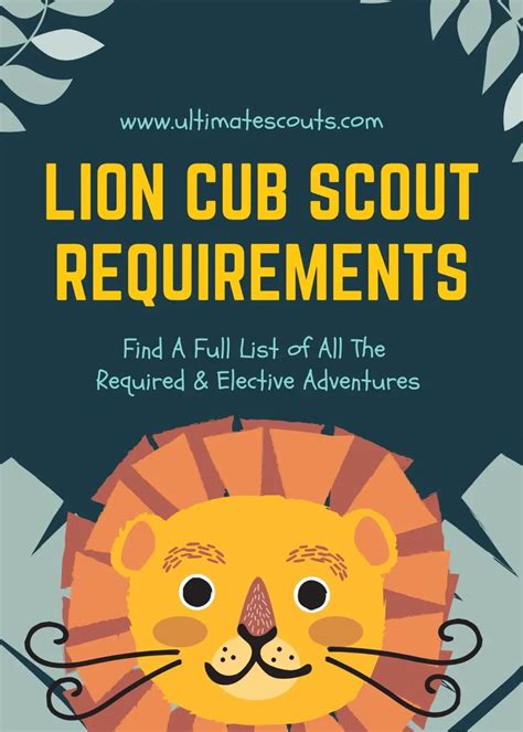 What Are The Cub Scouts Lion Requirements Ultimate Scouts
