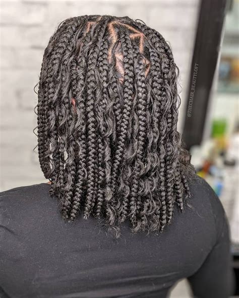 Exemplary Knotless Box Braids Bob Style Hairstyle For Women Straight