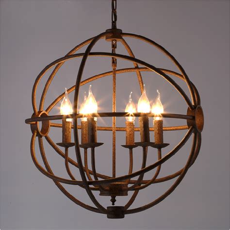 Antique Foucaults Iron Orb Chandelier From China Manufacturer Lonwing