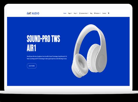 At Audio Free Responsive Audio Website Template By Agethemes On Dribbble