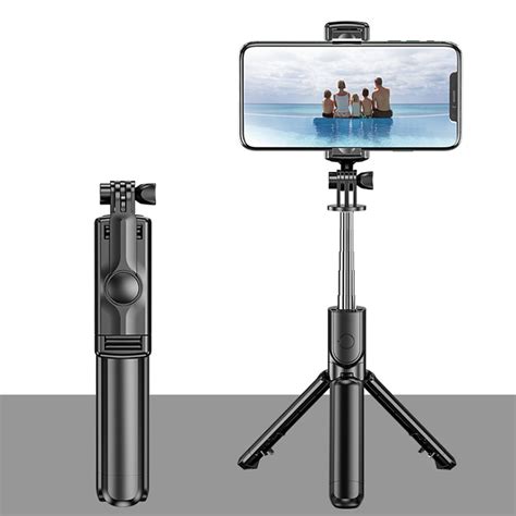 Bt Selfie Stick Foldable Tripod 360° Rotation Multi Functional Handheld