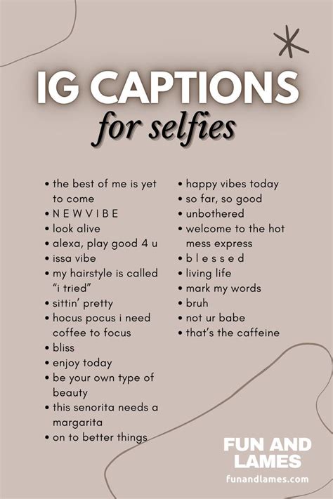Instagram Captions For Selfies Fun And Lames Short Instagram Quotes