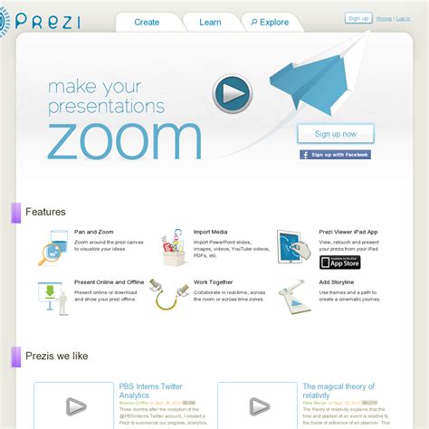 Prezi Create Zooming Presentations Independently Or Collaborate With