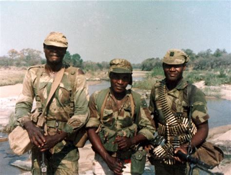 Rhodesian Army Rhodesian Soldiers From 1 Independent Compa Flickr