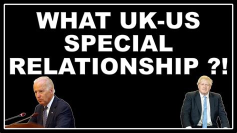 What UK US Special Relationship YouTube