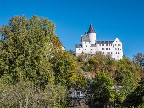 Schwarzenberg Castle In The Ore Mountains In Saxony Stock Photo Image