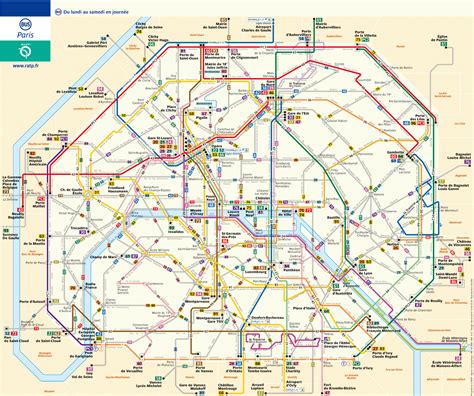 Pdf Plan Métro Paris ≡ Voyage Carte Plan