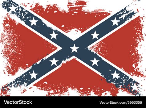 Flags Of The Confederate States Of America Vector Image