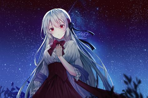 Anime Grey Hair Wallpapers Wallpaper Cave