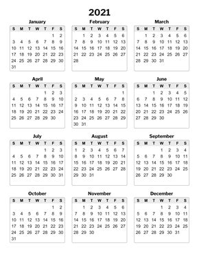 Vector illustration in black with turquoise colors. 2021 Keyboard Calendar Strips / Kwv 43 Kwik Stik Horizontal Strip Calendar Spot Color Finn Line ...