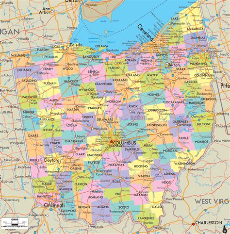 Since We Are All Uploading Maps Of Ohio Heres One From The Internet