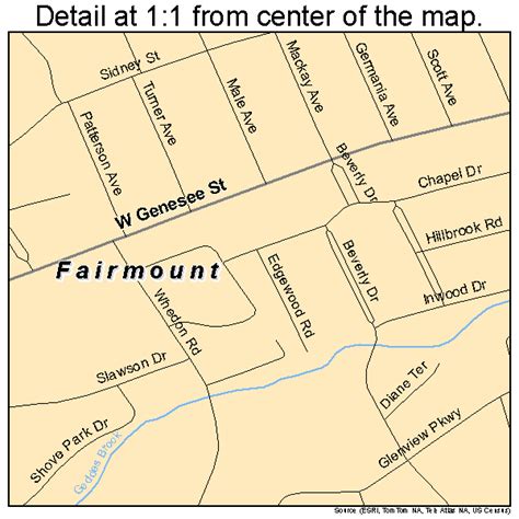 Fairmount New York Street Map 3625043