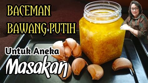 Setelah mi matang, masukkan ke dalam mangkuk berisi bumbu. BACEMAN BAWANG PUTIH BUMBU SERBAGUNA - YouTube