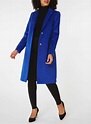 Womens Cobalt Colour Pop Coat- Cobalt | Blue monochromatic outfit ...