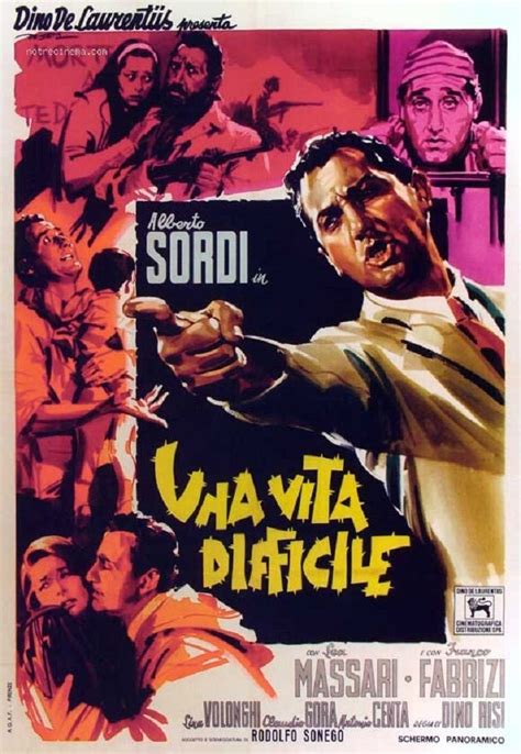 1962 Une Vie Difficile Locandine Di Film Film Vecchi Film