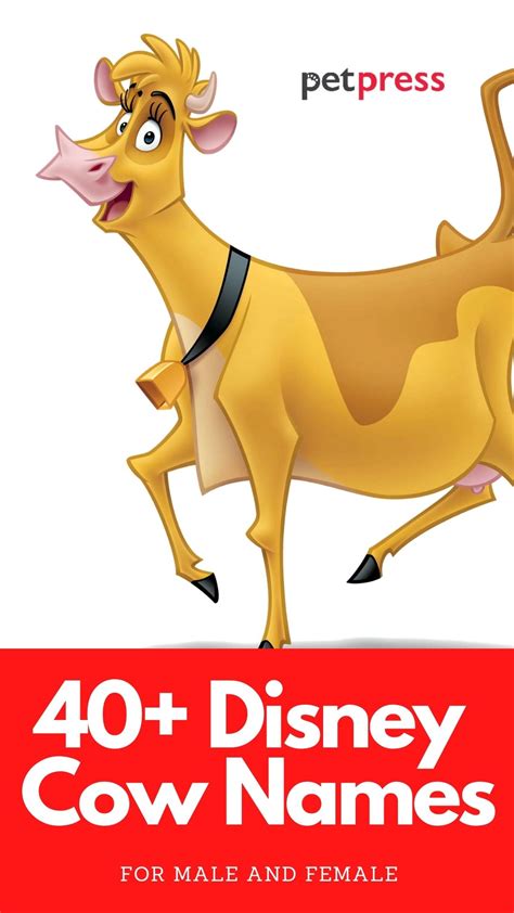 40 Disney Cow Names Cow Names From Disney Movies And Cartoons