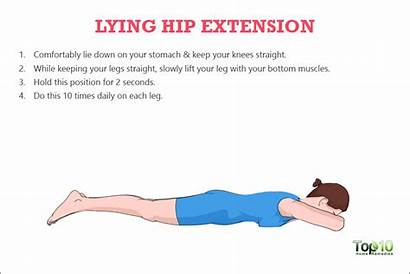 Hip Extension Lying Exercises Hips Pain Strengthen
