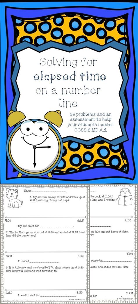 Elapsed Time On Number Line Worksheets With Elapsed Time Word Problems