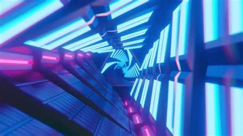 Neon Tunnel Loop Videohive 24355940 Direct Download Motion Graphics