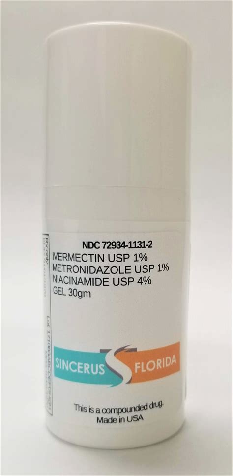 Find patient medical information for ivermectin oral on webmd including its uses, side effects and safety, interactions, pictures, warnings and user ratings. IVERMECTIN 1% / METRONIDAZOLE 1% / NIACINAMIDE 4% ...