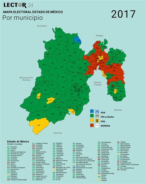 2017 Resultados Electorales Municipio Por Municipio Del Estado De