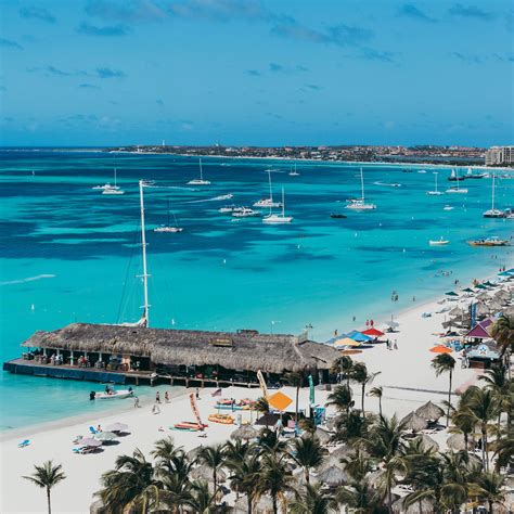 Palm Beach Aruba Great Swimming And Watersports Destination