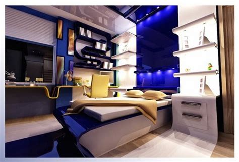 In this case, a blue/white combo, with the occasional pops of yellow, pink, and orange to spice things up. DORMITORIOS PARA JOVENES VARONES YOUNG MAN'S BEDROOM ...