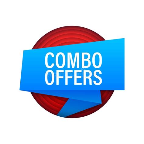 Combo Offers Banner Design On White Background Vector Stock