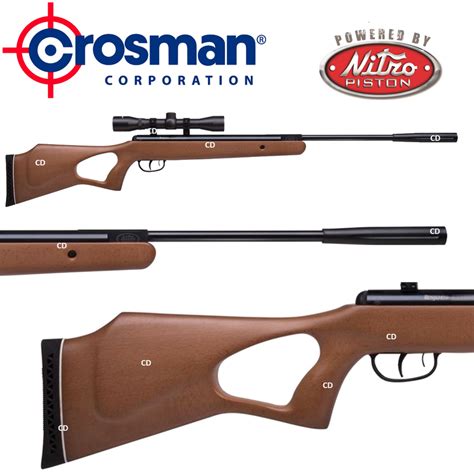 Pack Carabine Crosman Benjamin Titan Nitro Piston Joules Carabine Air Comprime Tir Loisir