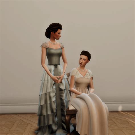 Glitterberrysims Royal Posepack V2 Ts4 Cc Bridesmaid Dresses Wedding
