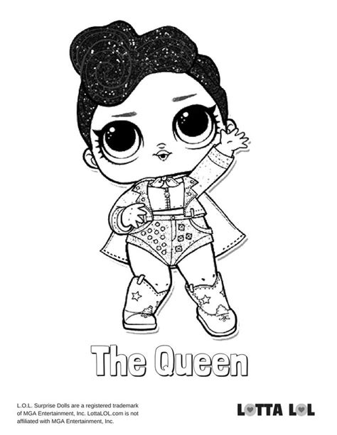The Queen Coloring Page Lotta Lol Poppy Coloring Page Coloring Pages