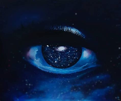 My Galaxy Painting By Elena Muzyka Galaxy Painting Eyeball Art Eyes