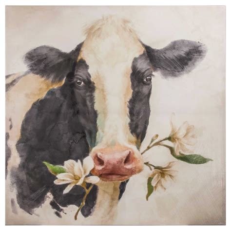 Cow Prints Cow Canvas Art Canvas Cow Decor From Original Cow On Canvas