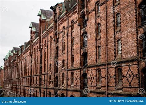 Red Brick Industrial Buildings Stock Image Image Of Factory Historic