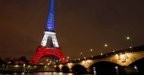 Eiffel Tower Glows In French Colors To Honor Victims