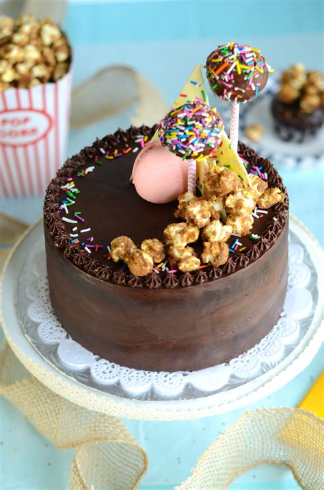 Now you can wish a birthday within in a minute. Chocolate Ganache Cake