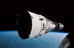 A view of Gemini 7 following the first successful rendezvous by Gemini ...