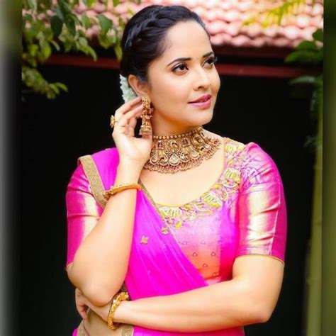 Telugu Tv Girl Anasuya Bharadwaj Photos In Traditional