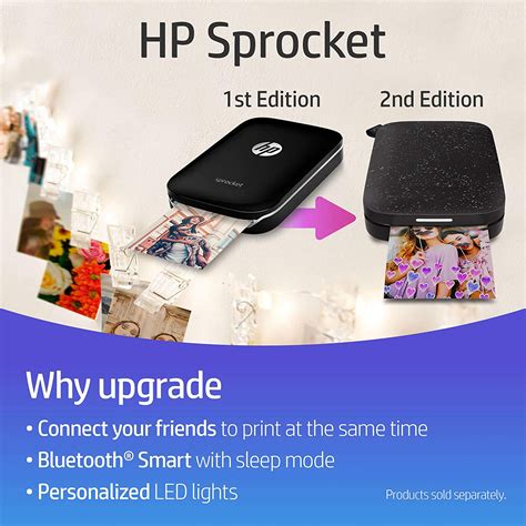 Buy Hp Sprocket Portable Photo Printer X7n07a Print Social Media