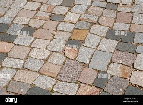 Cobble Stone Floor Pavement Cobblestone Sidewalk Stock Photo Alamy