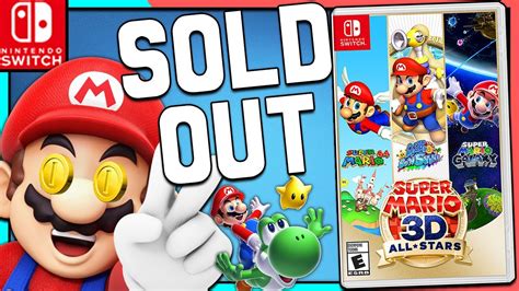 Super Mario 3d All Stars Physical Sold Out At Many Retailers And Online