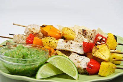 For people with diabetes look for recipes that are low in saturated fats, trans fats, cholesterol, salt (sodium), and added sugars. Mahi Mahi and Pineapple Skewers with Tomatillo Salsa ...